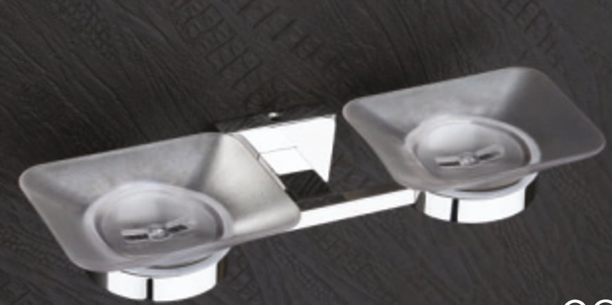 DECOWELL BLOOM DOUBLE SOAP DISH